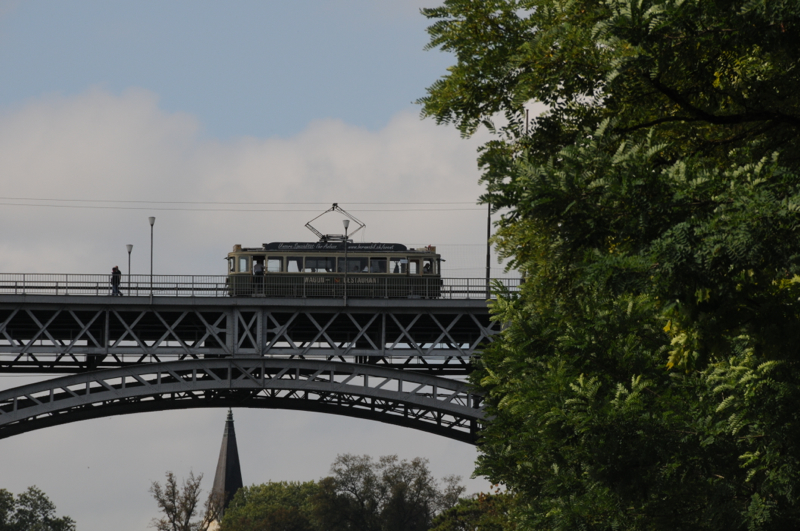 Kirchenfeldbrücke mit alter Tram